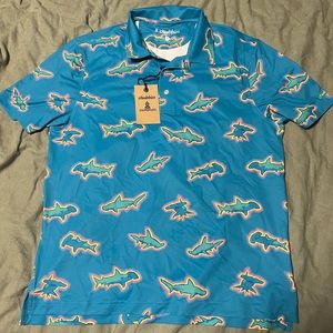 Chubbies “The Shark Spot” performance polo